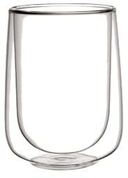 Villeroy & Boch – Artesano Hot&Cold Beverages bicchiere da latte macchiato, bicchieri a doppia parete, bevande fredde e calde, vetro borosilicato, lavabile in lavastoviglie, utilizzabile nel microonde