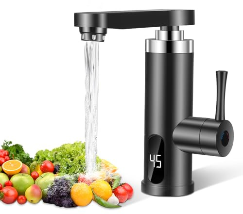 3300W Wasserhahn mit Durchlauferhitzer, elektrischer Schnellheizungs-Wasserhahn, Durchlauferhitzer-Wasserhahn, geeignet für Küche und Bad