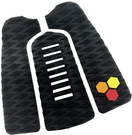 Surfboards Pad - Skimboard Traction Pads | 3pcs Surfen-Traktionen Anti-Slip | TractionN Padsurfing Accessoires | Kleber professioneller Tailpad Non-Slips Deck Grip Matte für Funboard Fish Board