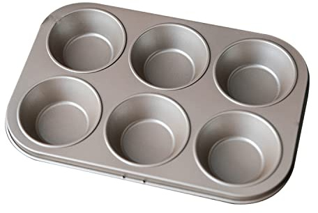 djgkENVQ Pirofila, Pirottini for muffin, tortiere rotonde, spessi, antiaderenti, riscaldano in modo uniforme.(S)