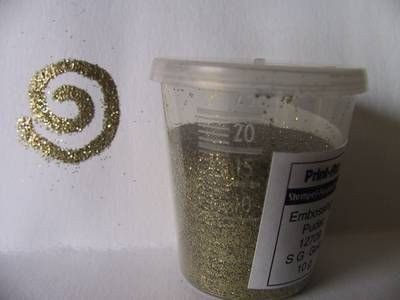 Embossingpuder Gold superglitzer