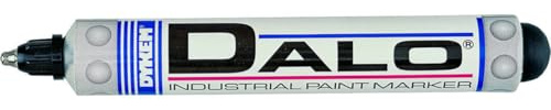 Ind Paint Marker, DALO(R), Black, Medium