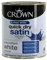 Crown Retail Quick Dry Satin Pure Brilliant White, 750ml