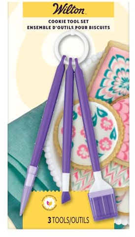 Wilton Cookie – Herramienta de decoración (3 Unidades), acrílico, Multicolor