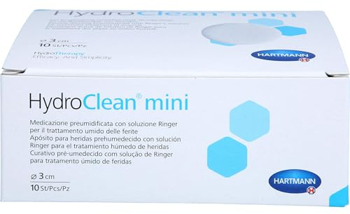 HYDROCLEAN mini Kompressen 3 cm rund steril 10 St