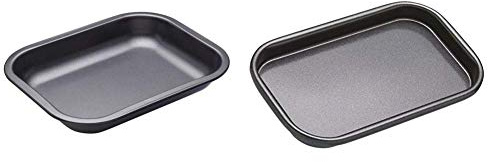 masterclass Non-Stick Roasting Tin, 27 x 21 cm (10.5 x 8.5) & Small Non-Stick Baking Tray, 16.5 x 10 cm (6.5 x 4)