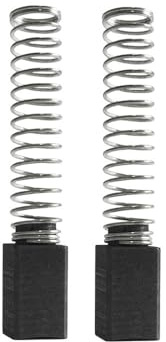 Juego de 2 escobillas de carbón de 6,3 x 6,3 x 11/13 mm para taladro Black & Decker D140 D142 D143V D144R D154R D155RT D160 DNJ52 DNJ522 F101 F102 GC300 GC380