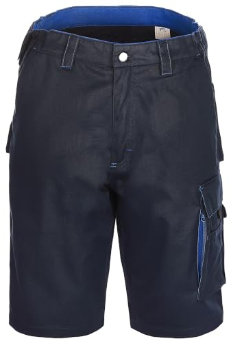 TMG Arbeitsshorts Herren Finesse - leichte Cargo Bundhose kurz aus robustem Baumwoll-Polyester-Mix mit vielen Taschen - Für Werkstatt & Baustelle