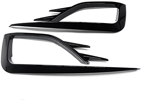 Nebelscheinwerfer Gitter 1 Paar Auto Nebelscheinwerfer Augenbraue Windmesser Abdeckung Trim Für VW Für Golf 7.5 MK7.5 2018 2019 2020 Nebelscheinwerfer Augenbraue Augendeckel Nebelscheinwerfer Abdeckun