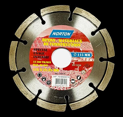 NORTON - Disco diamantato laser Ø115 mm (saldato al laser, 115)