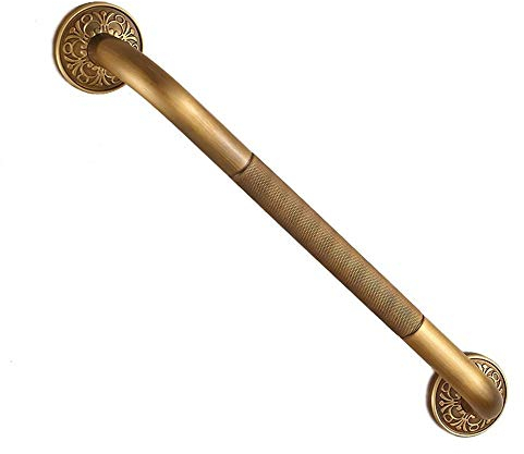 Haltegriffe Griff Sicherheitsunterstützung Handläufe, Kupfer-Handlauf-Haltegriff/Badezimmer-Dusche-Badewanne Rutschfeste Stützschiene/Wandmontierter gerader Handtuchhalter / (50 cm)