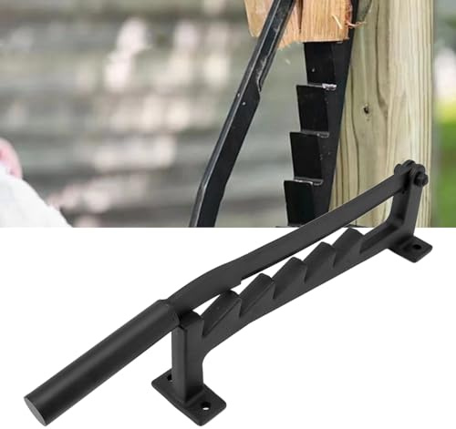 Ausla Firewood Splitter, Manueller Holzspalter, Anzündknacker aus Kohlenstoffstahl, Wandhalterung Holzscheitschneider für den Innen- und Außenbereich