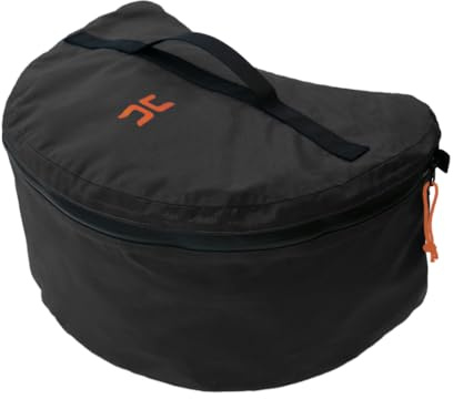 Hillsound PackStack Stuff Halbkompressions-Aufbewahrungswürfel, wasserdichte Packwürfel, Rucksackreisen und Camping, platzsparend, modulare Pack-Organizer (schwarz, passend für Rucksack mit 40 Litern)