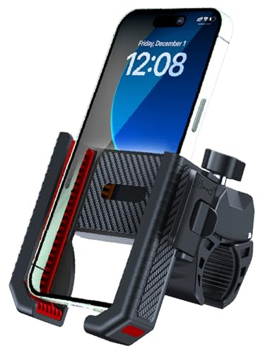 Support Telephone Velo, Porte Telephone Moto, Support Telephone Trotinette Electrique, Support Telephone Moto Anti Vibration, Convient Aux Vélos, Motos, Pour Tous Les Smartphones De 4,5 à 7 Pouces