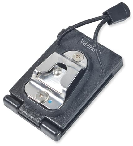 HYSHIKRA Accessoire de Ceinture bidirectionnel pour Talkie-walkie, pour Radio Portable/Haut-Parleur, Microphone/Haut-Parleur Radio Mobile, Compatible avec Baofeng Kenwood Motorola Quansheng (Noir 02)