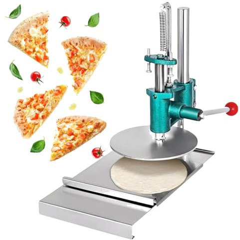 Macchina Manuale Per La Pizza, Pressa A Mano Per La Pasta Del Pane Con Design A Molla, Pressa Per Alimenti Per Uso Domestico Per Uso Commerciale E Cucina Domestica,12cm