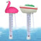 2 termometri galleggianti per piscina, termometro, galleggiante con corda di fissaggio, termometro per piscina, vasca idromassaggio galleggiante per tutte le piscine esterne e interne, spa, tubi caldi