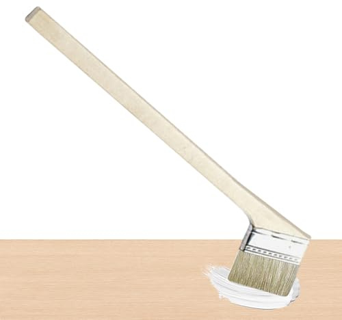 Qkbuza - Brocha para tinte para madera | Mango ergonómico renovación para interiores techos embarcaciones mantenimiento
