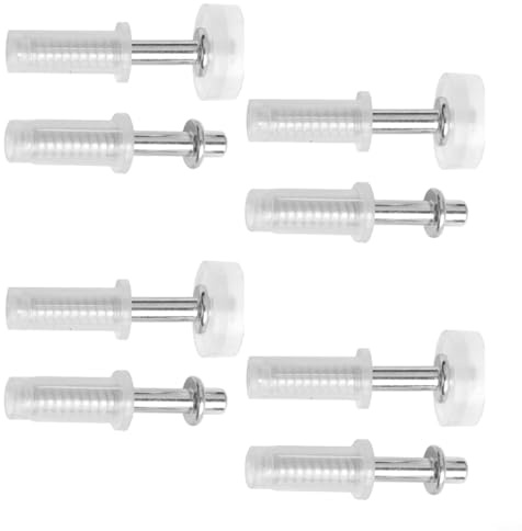 Besttoolifes Kit de quincaillerie pour porte pliante avec pivot supérieur pour réparation de porte de placard, portes pliantes, portes accordéon, portes de grange, portes coulissantes (4 pièces)