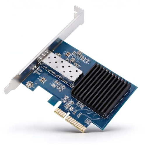 Dpofirs Tarjeta de Red PCIE de 10 Gbps, Ranura SFP Abierta, PCI Express X4, para RTL8127ATF, para Linux y Wins, Compatible con IEEE 802.3ae