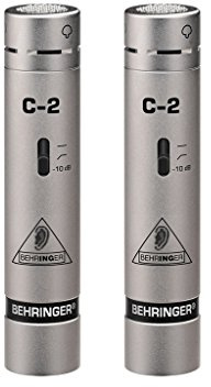 Behringer C-2 Stage/performance microphone Wired microphone - Microphones (Stage/performance microphone, -41 dB, 20 - 20000 Hz, Cardioid, 75 Ω, Wired)