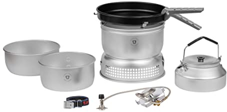 Trangia 25-4 UL Ultralight Alu Sturmkocher mit Primus Gasbrenner 3000 Watt - groß