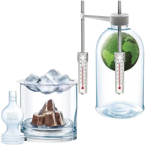 4M Kit Esperimenti Meteo per Bambini - Scienza del Clima e Fenomeni Atmosferici - Laboratorio STEAM Educativo con Termometri, Pioggia, Nuvole e Serra - Gioco Scientifico