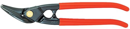 Bahco 584D Offset Left Metal Shears with PVC Coated Handles, Green/Black, 280 mm