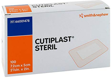 CUTIPLAST steril Wundverband 5x7,2 cm 100 St Verband