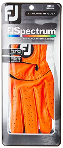 FootJoy SPECTRUM Herren Golfhandschuh LH - für Rechtshänder - Orange (S)