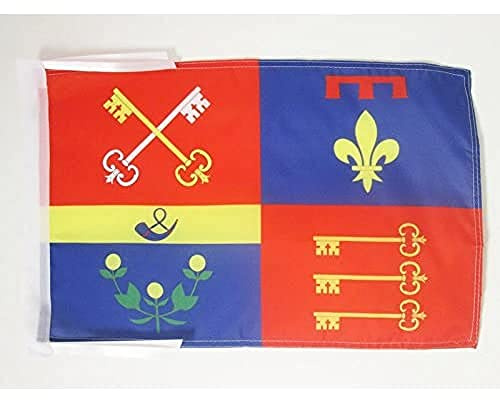 AZ FLAG Drapeau Vaucluse 45x30 cm Français Polyester 100D Cordelettes | Usage intérieur et extérieur Drapeau décoratif coutures doubles et bords renforcés