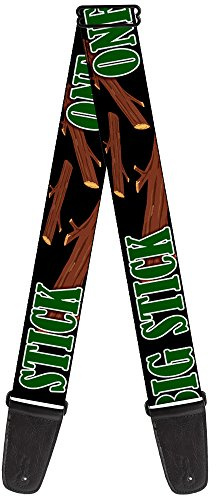 buckle-down gs-w31554 One of us Likes Big Sticks/Sticks schwarz/braun/grün Gitarrengurt
