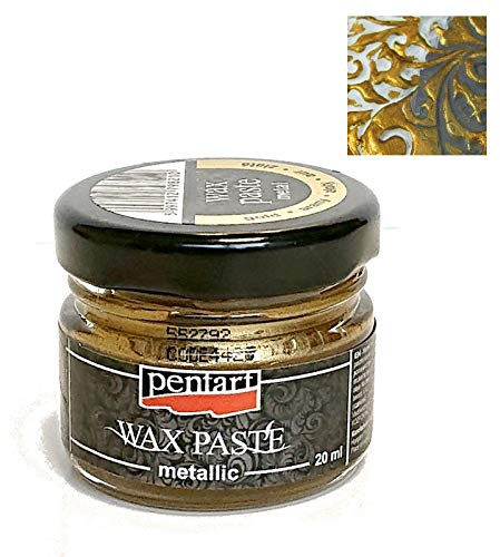 Zita's Creative Wachspaste metallic 20ml - Gold. Metallfarbe, Bastelfarbe, Acrylfarbe