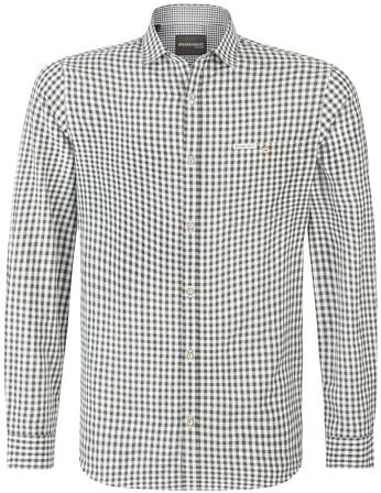 Stockerpoint Camisa Tradicional para Hombre, Verde (Juncos), L