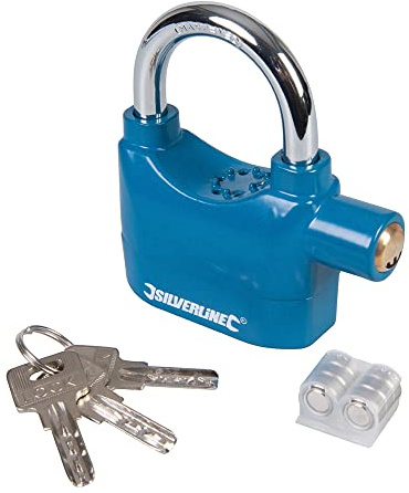 Silverline 507205 Alarm Padlock 70 mm