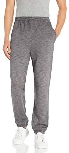 Amazon Essentials Men's Sweatpants i fleece med sluten botten (finns i Big & Tall), Grå Rymdfärg, XXL