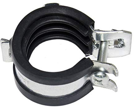 25 Stück Rohrschellen Gelenkrohrschellen 10-12 mm