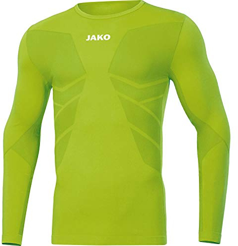 JAKO Män komfort 2.0 Longsleeve Neongrön L
