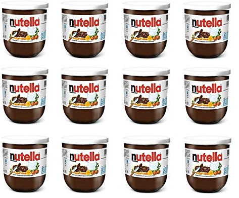 12x Ferrero Nutella Nuss Haselnuss Schokolade 200g Schokoaufstrich Brotaufstrich