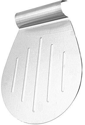 TopHomer Cake Shovel Transfer Tray Stainless Steel Cake and Pizza Lifter 32.5x26x3cm for Kitchen, Oven and Baking - Silver