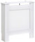 HOMCOM - Cubierta radiador, cubierta radiadora, rejilla redonda, de madera, 78 x 19 x 82 cm, color blanco