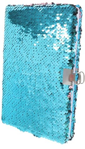 HOODANCOS Locking Sequin Boys and Girls Diary Notebook for Girls Mermaid Design for Mother's Day Graduations