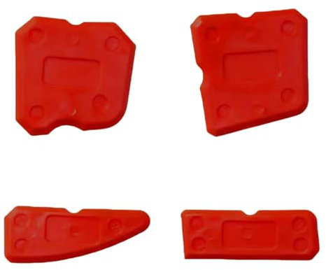 Set Di 4 Raschietto Ergonomico per Malta Rimozione Piastrelle Pulitori per Giunti Per Rimuovere Il Sigillante In Eccesso Dalle Piastrelle Per Pavimenti