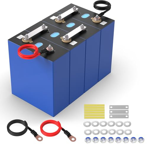 12V 280AH Lifepo4 Celdas(3.2 V x 4 Paquete) Celdas de batería de Ciclo Profundo de LifePO4- baterías de Litio, Botes, Marinos, Carrito de Golf, Autocaravana - Lifepo4 12V 100Ah 24V 100Ah (3584Wh)