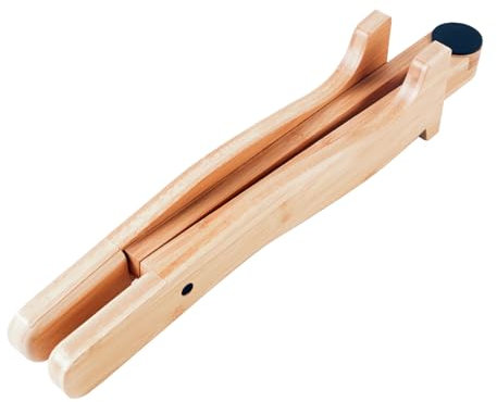 Watreketal Gitarrenständer aus Holz, zusammenklappbar, aus Holz, verstellbarer Instrumentenständer, A-Rahmen, Gitarrenständer, Ukulele