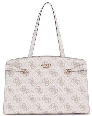 GUESS Lorelei Travel Weekend Bag Dark Taupe Logo