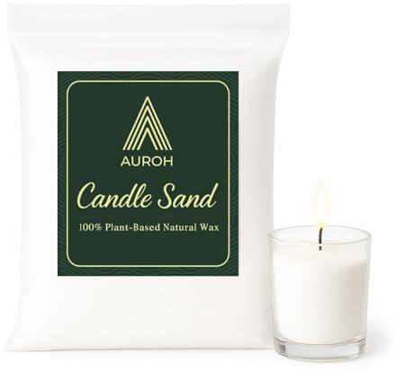 Candle Sand 2kg - Pearled Candle Wax Refill, Self-Melting Granules, Auroh | Self-melting candle wax refill. Pour into any jar, add a wick, light. No melting pot, double boiler or equipment needed.