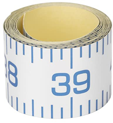 Tyenaza Fishing Mesury Ruban, 40 pouces de poisson Règle Adhesive Fish Mesury Tape Fishing Measury Accessoire pour le kayak, le bateau et le travail