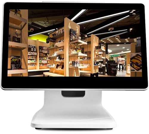 Caisse enregistreuse à écran tactile pour petites entreprises, système de point de vente avec écran 15,6, processeur N2930, 4/8 Go de RAM, 64 Go SSD, Windows 7/10 pour restaurants et détaillants