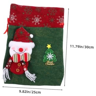Gatuida 2stücke Niedliche Schneemann-geschenktüten Mit Kordelzug Aus Filz Für Süßigkeiten Geschenke Weihnachtsdeko Geburtstagsfeiern Und Andere Anlässe